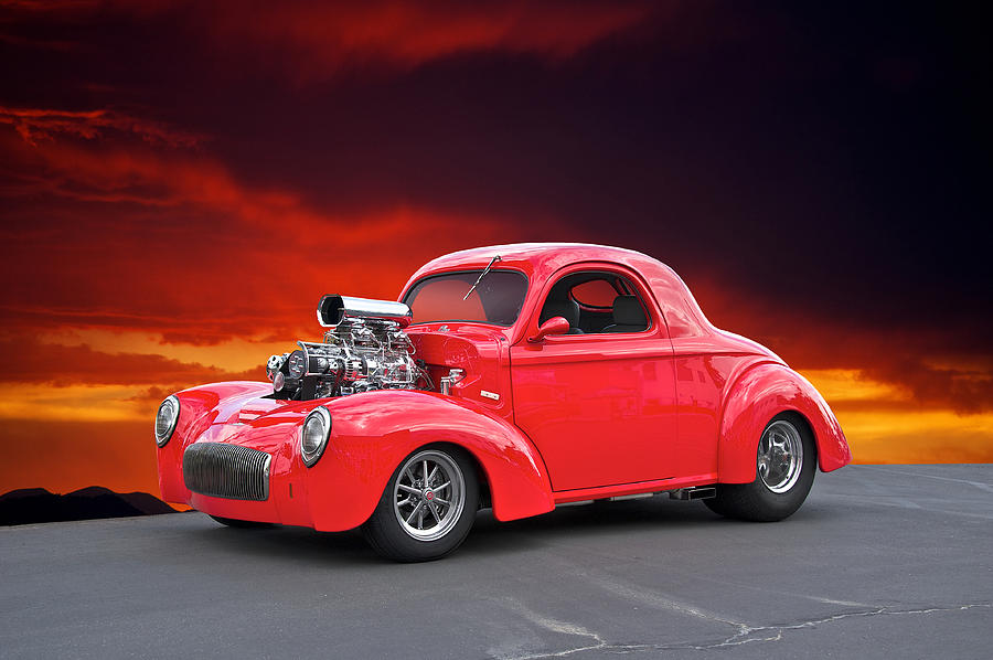 1941 Willys Pro Street I Photograph by Dave Koontz