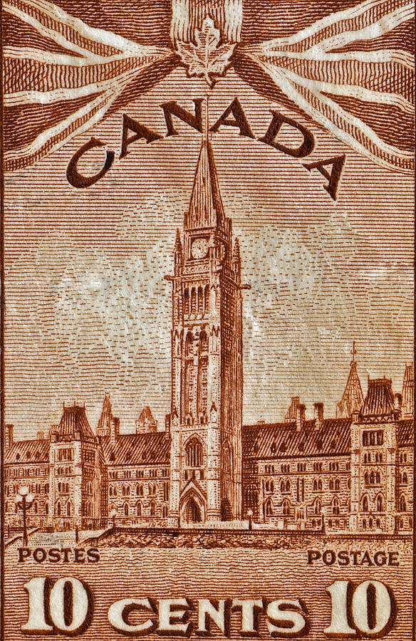 1942 Canada World War II War Production Stamp Photograph by Bill Owen