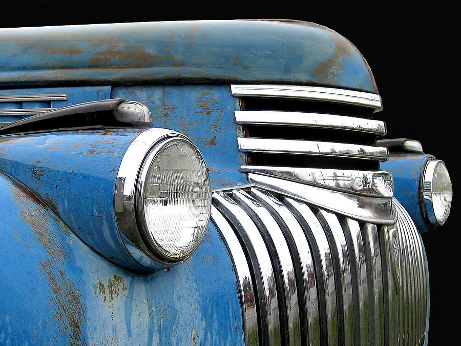 1942 Chevrolet - blue Photograph by Larry Hunter