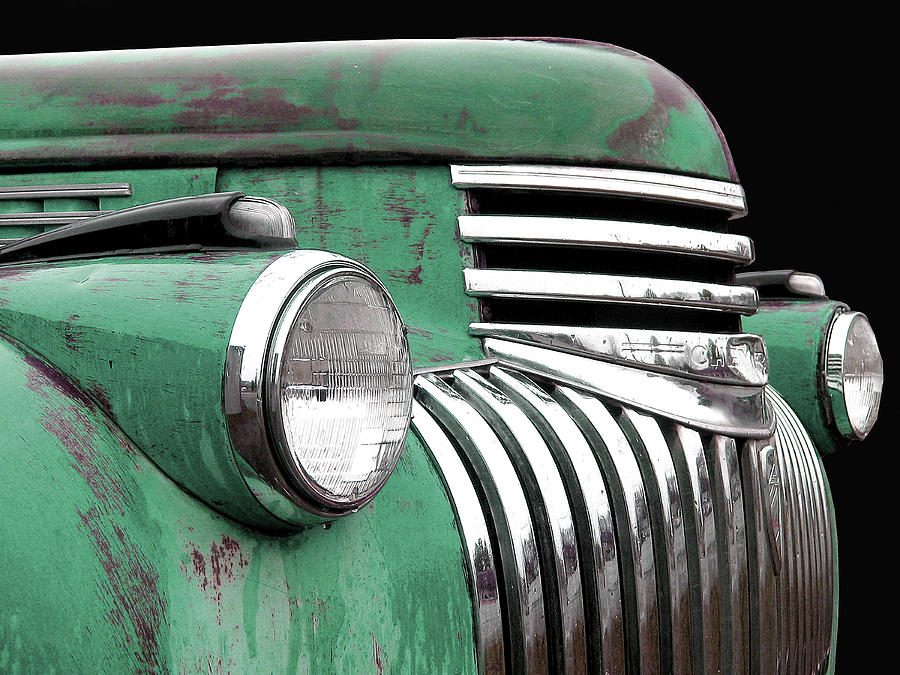 1942 Chevrolet - green Photograph by Larry Hunter