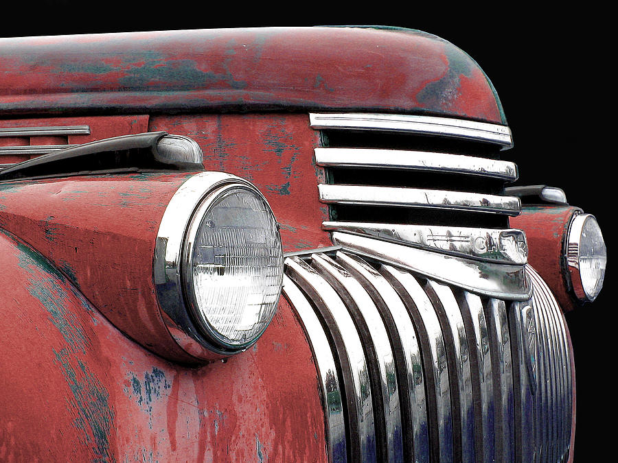 1942 Chevrolet - red Photograph by Larry Hunter