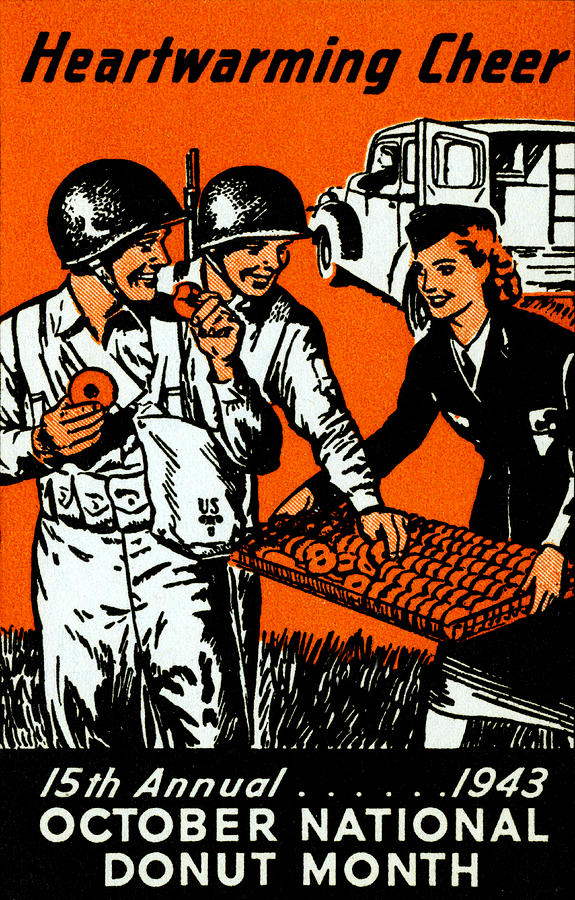 1943 Donut Poster Painting by Historic Image