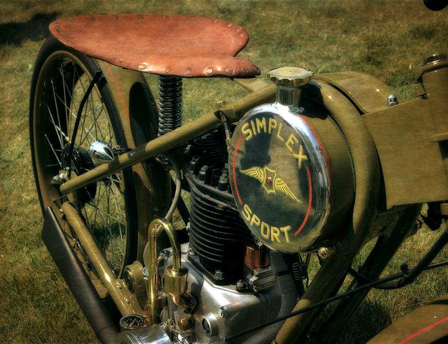 Motorcycle Photograph - 1944 Simplex Sport 2.0 by Michelle Calkins