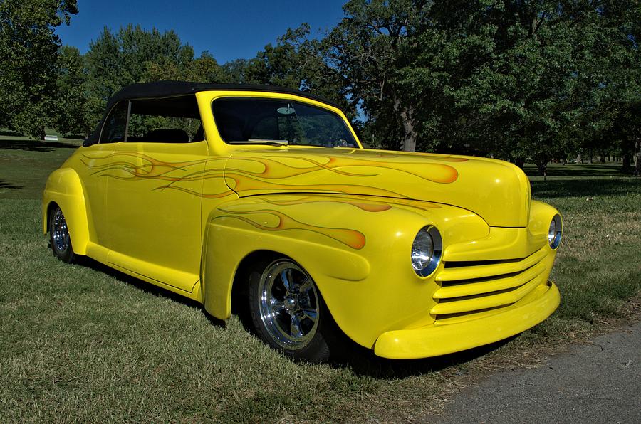 1946 Ford Convertible Photograph by Tim McCullough