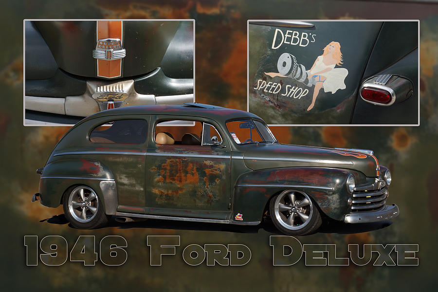 1946 Ford Deluxe Photograph by Alan Hutchins