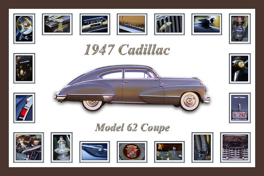Car Photograph - 1947 Cadillac Model 62 Coupe Art by Jill Reger