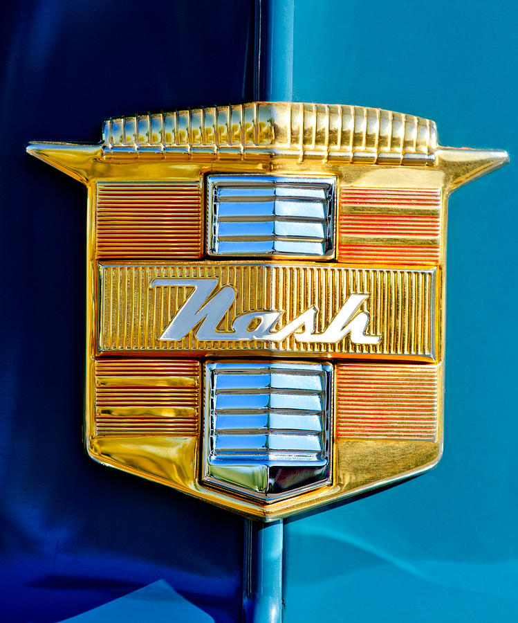 1947 Nash Suburban Emblem Photograph by Jill Reger