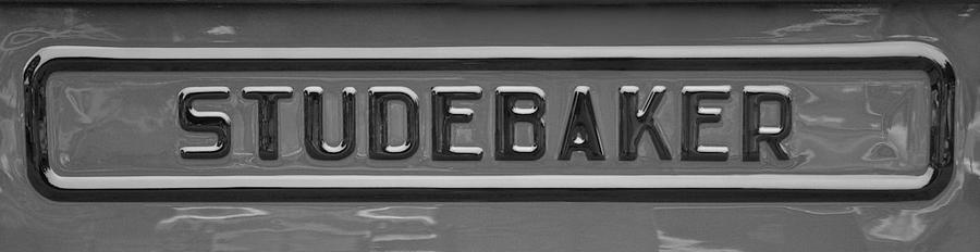 1947 Studebaker Tailgate in Black Photograph by Brooke Roby | Pixels