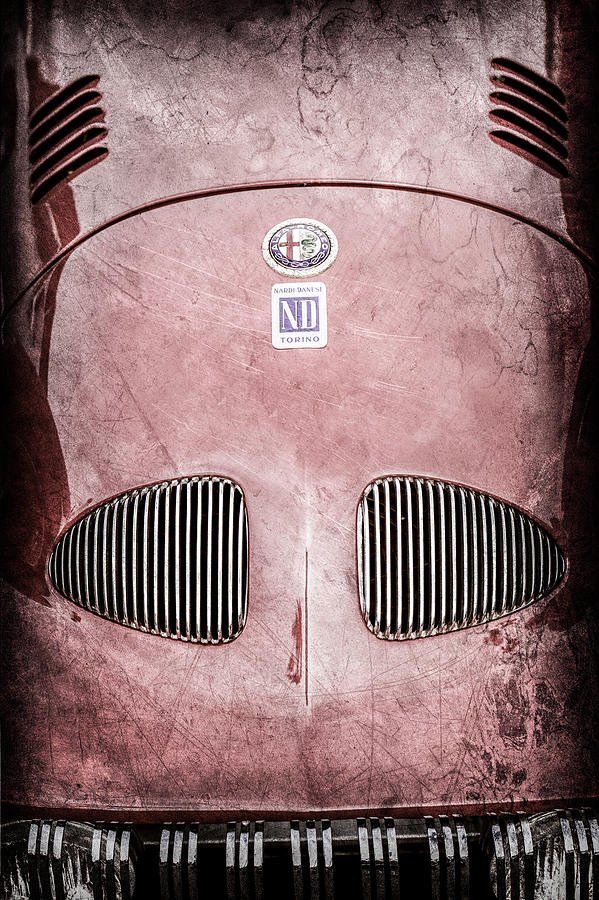 Transportation Photograph - 1948 Alfa Romeo Nardi Danese Convertible -0121ac by Jill Reger