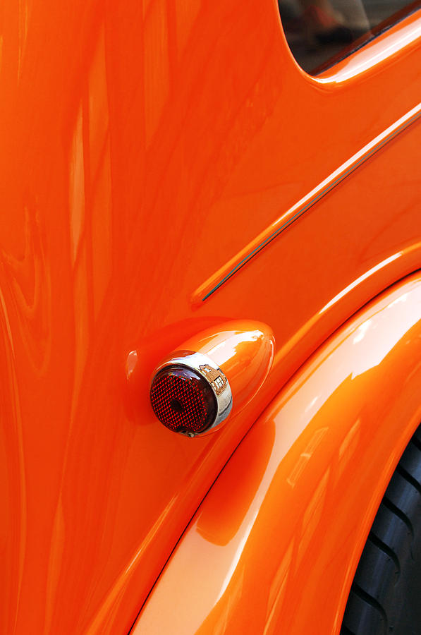1948 Anglia Taillight -447c Photograph by Jill Reger