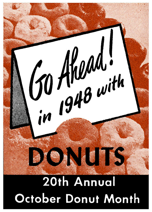 1948 Donut Poster Painting by Historic Image