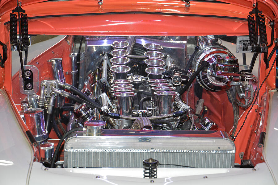 1948 Ford F1 Engine Photograph by Mike Martin - Fine Art America