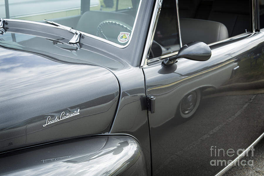 1948 Lincoln Continental Car or Automobile Door in Color  3157.0 Photograph by M K Miller