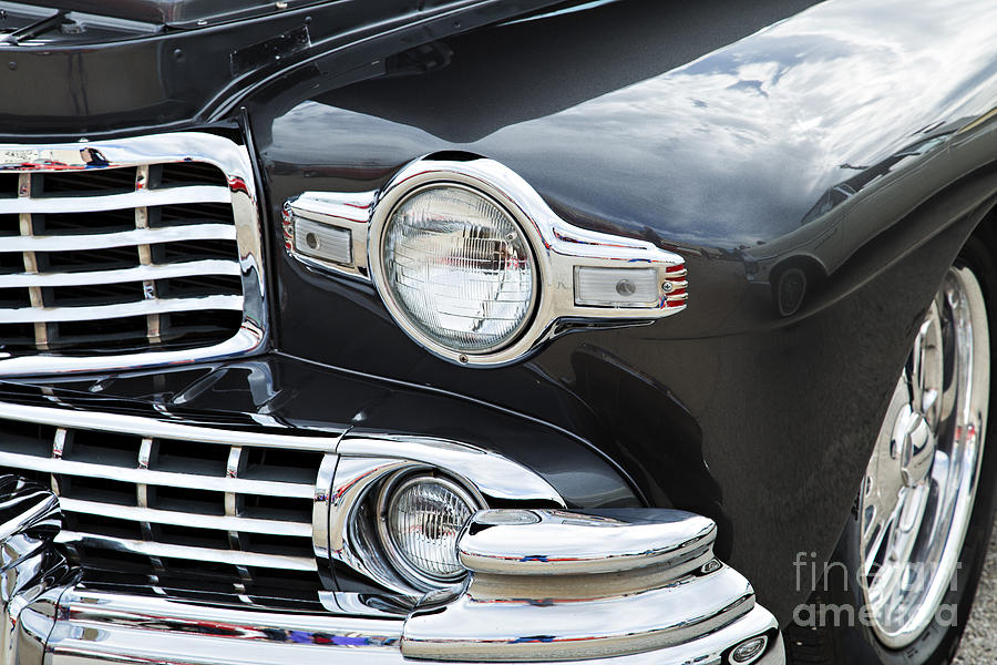 1948 Lincoln Continental Car or Automobile Front Fender in Color Photograph by M K Miller