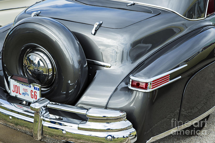 1948 Lincoln Continental Car or Spare Tire in Color  3158.02 Photograph by M K Miller
