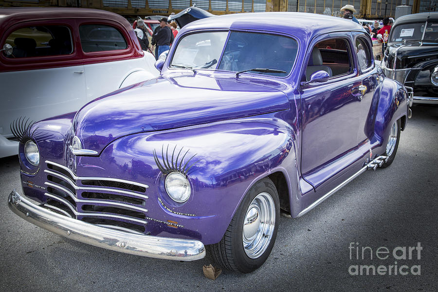 1948 Plymouth Classic Car Complete in Color of Purple 3386.02 Photograph by M K Miller