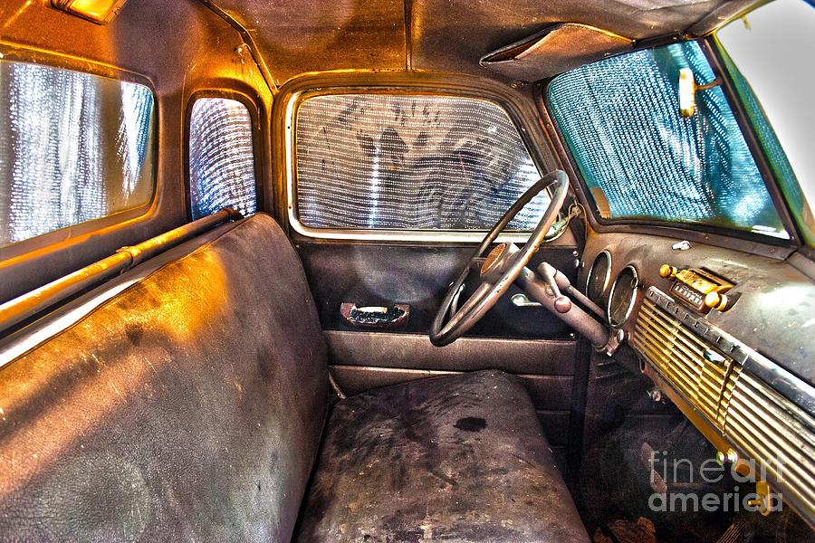 1949 Chevy Truck Cab Photograph by D Wallace