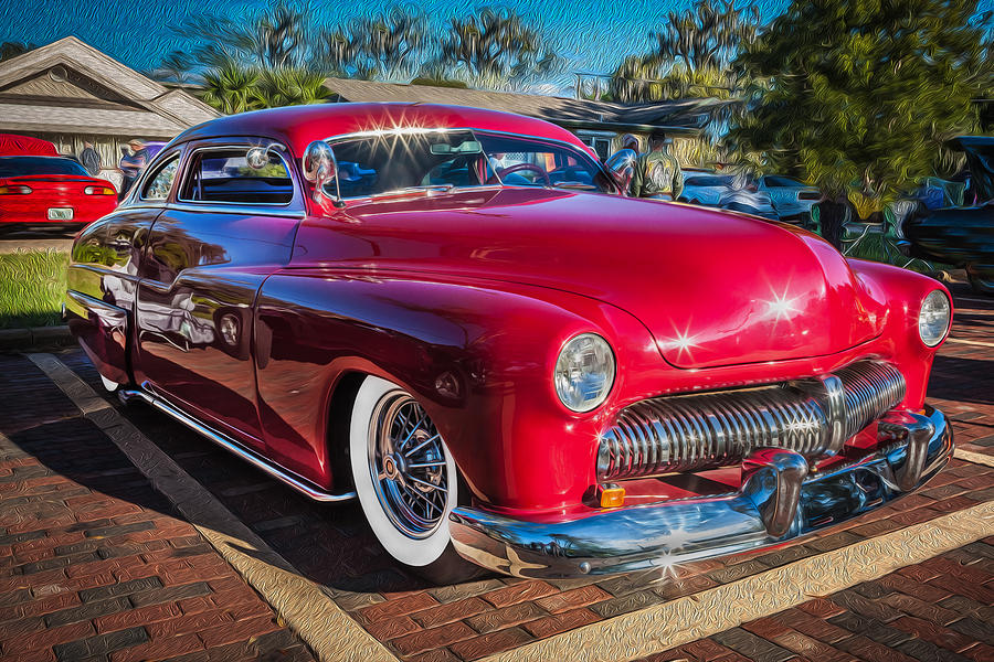1949 Mercury Club Coupe Painted   Photograph by Rich Franco