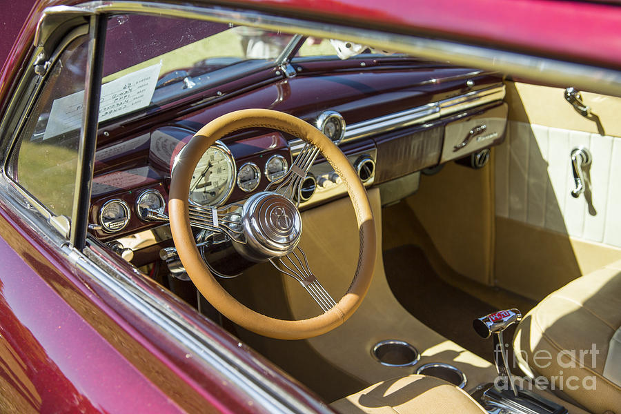1949 Mercury Coupe Interior Color 3037.02 Photograph by M K Miller