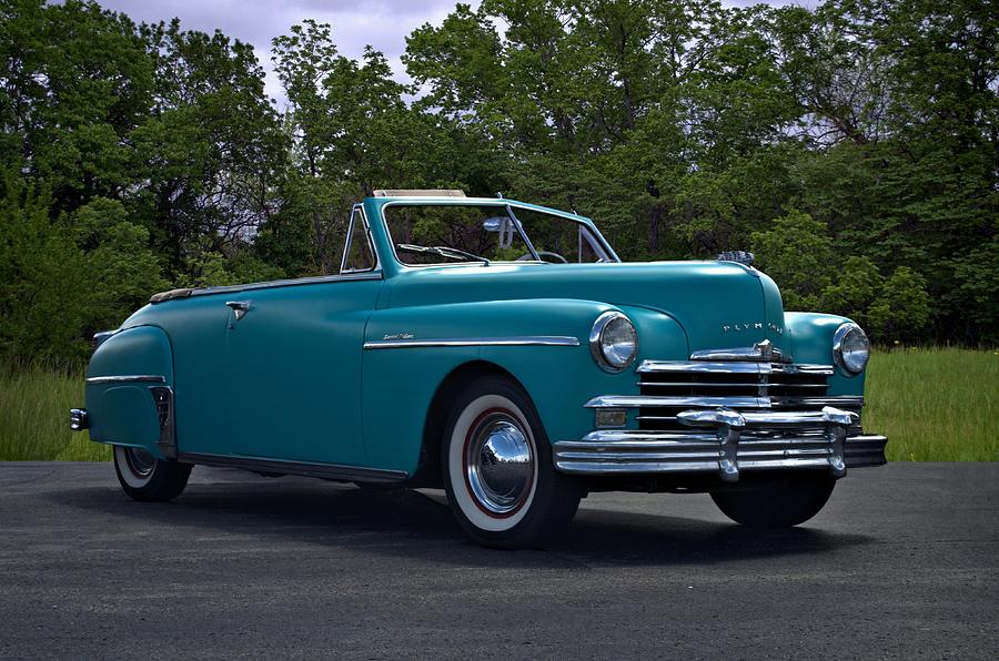 1949 Plymouth Special Deluxe Convertible Photograph by Tim McCullough