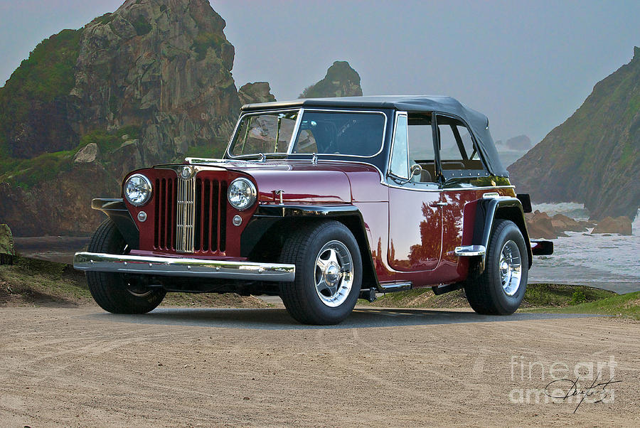 1949 Willys-Overland Jeepster Photograph by Dave Koontz