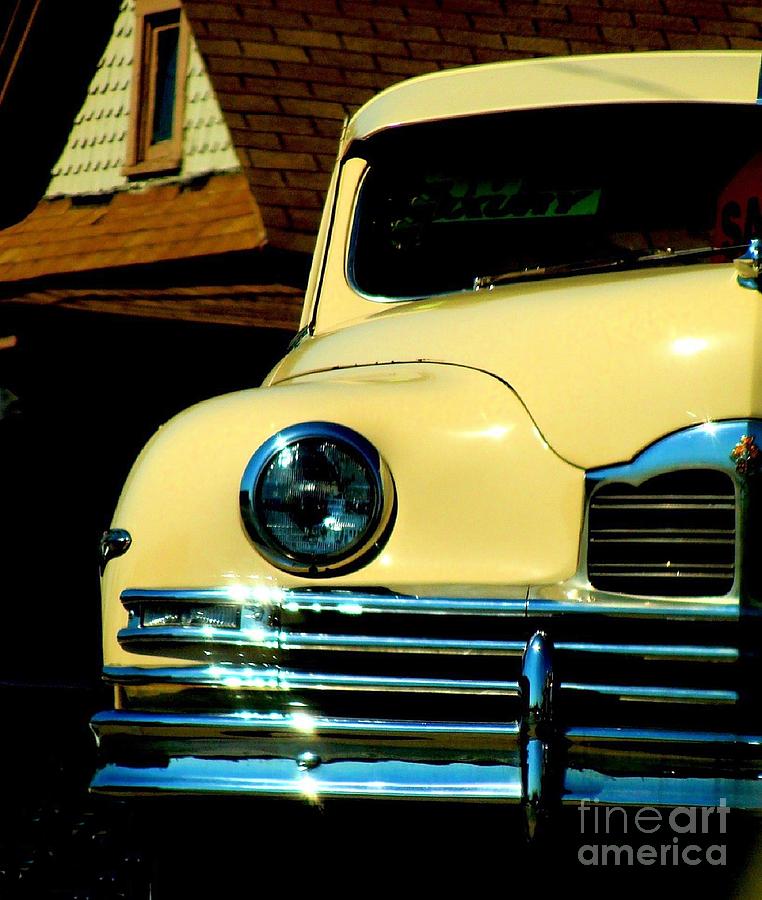 1950 Yellow Packard Photograph by Janette Boyd