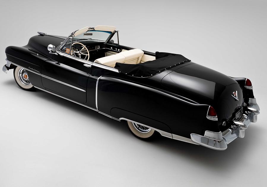 1950 Black Cadillac Convertible Photograph by Gianfranco Weiss
