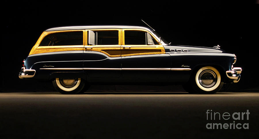 Vintage Photograph - 1950 Buick Estate Wagon by Howard Koby