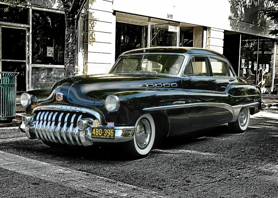 1950 Buick Photograph by Vic Montgomery
