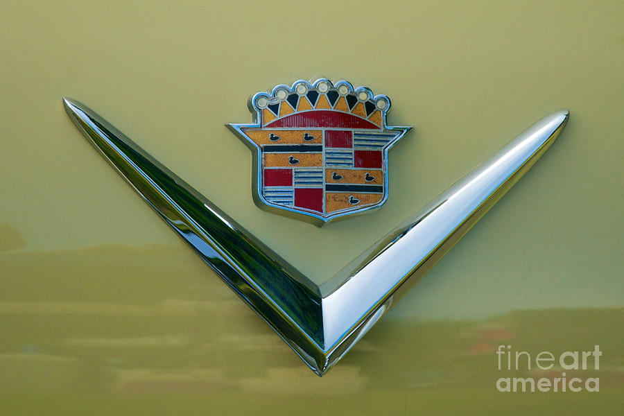 1950 Cadillac Coupe De Ville Hood Ornament Photograph by Mark Dodd