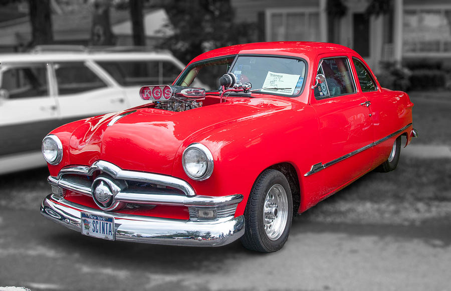 1950 Ford Coupe  3D07735 Photograph by Guy Whiteley