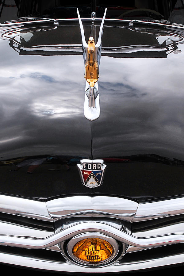 1950 Ford Coupe Head On Photograph by Gill Billington