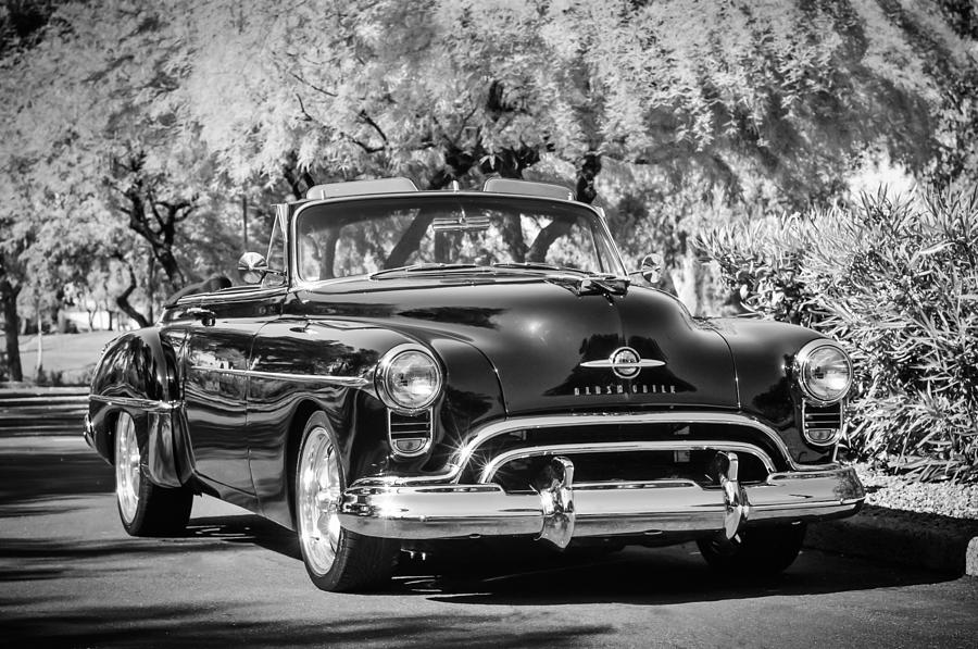 1950 Oldsmobile 88 -105bw Photograph by Jill Reger