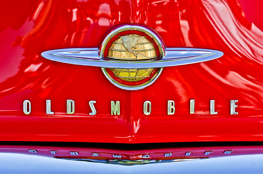 1950 Oldsmobile 88 Hood Emblem Photograph by Jill Reger