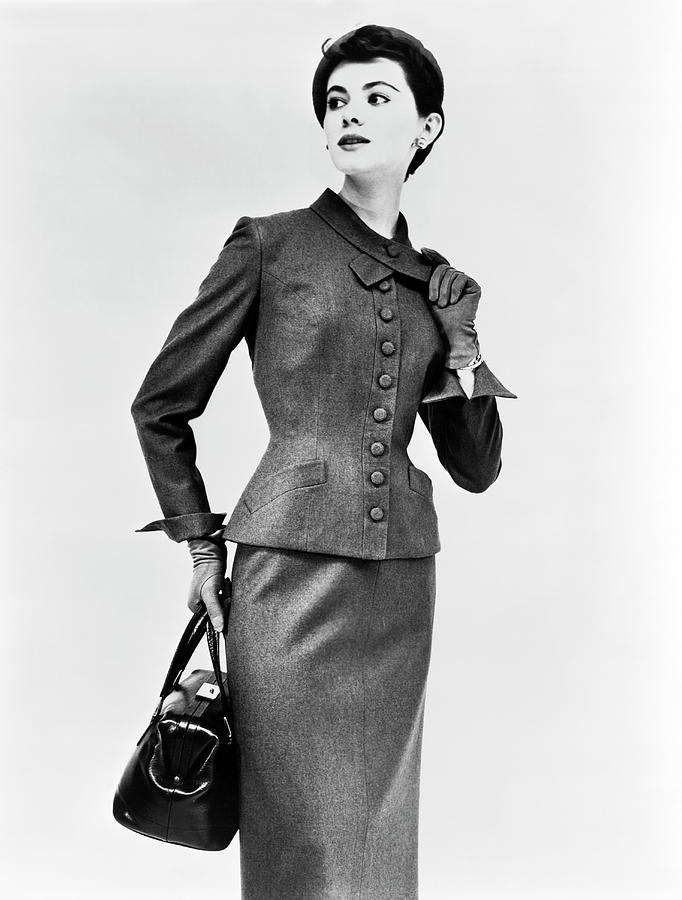 1950s Fall Suit Photograph by Underwood Archives