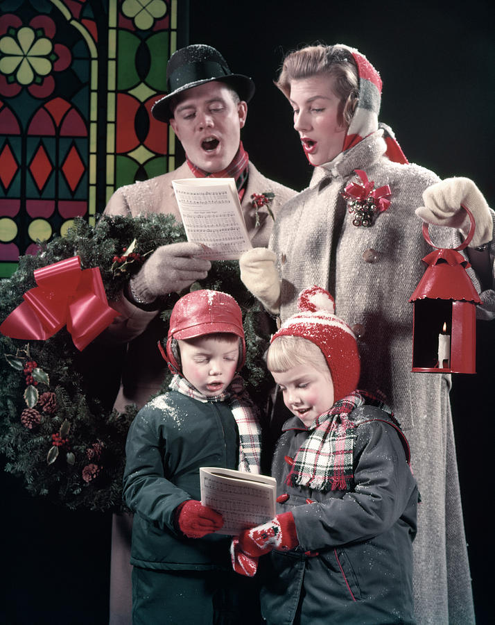 Vintage Christmas Family Photos