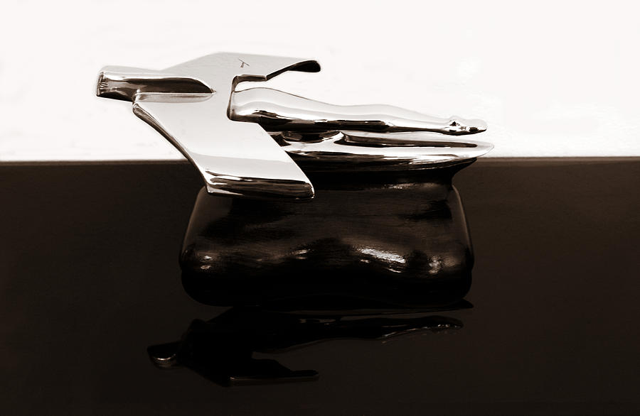 1950s Nash Hood Ornament 2 Photograph by Marilyn Hunt
