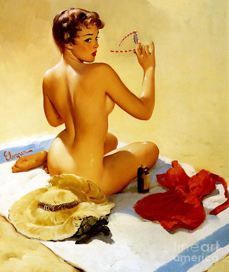 1950s Pin Up Girl Photograph by Action