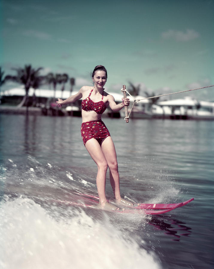 1950s Smiling Woman Wearing Red Two Photograph by Vintage Images 1950s Smiling Woman Wearing Red Two Photograph by Vintage Images