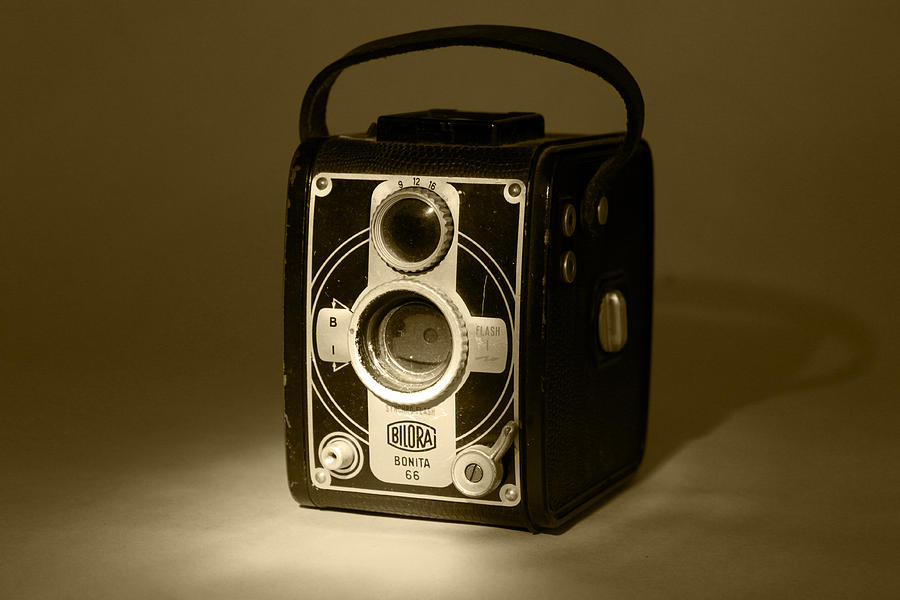 Vintage Photograph - 1951 Bilora Bonita 66 Camera by John Turner