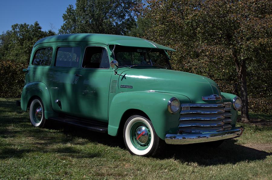 1951 Chevrolet Suburban Carryall Photograph by Tim McCullough