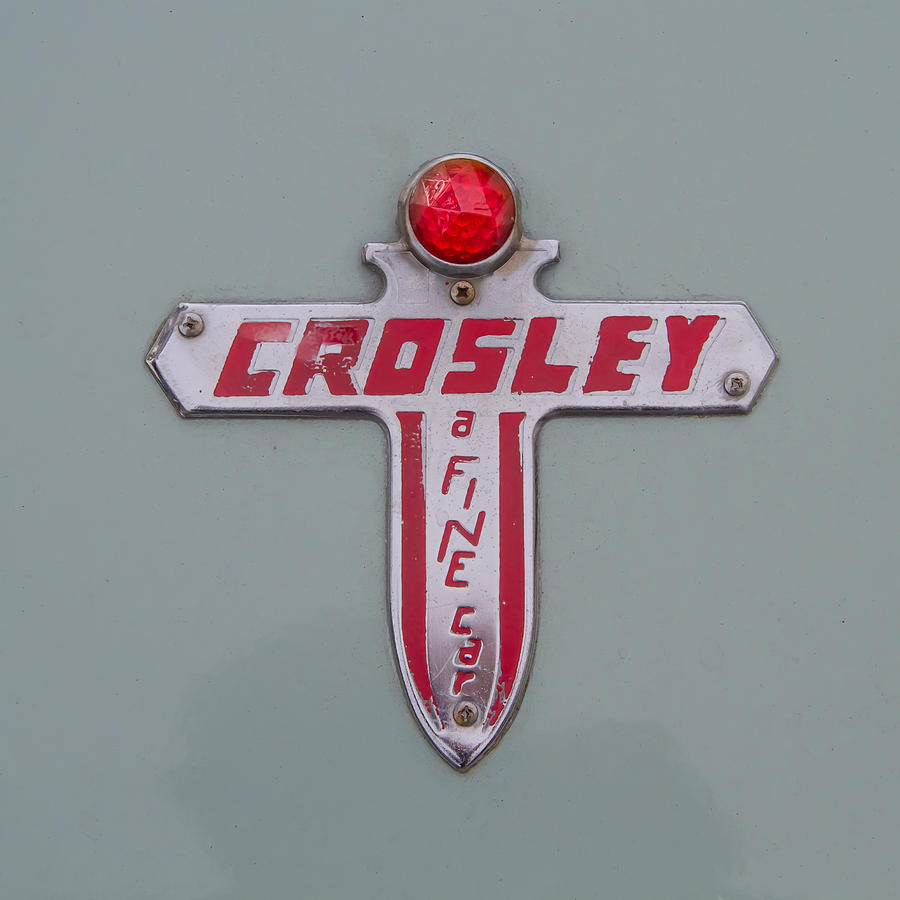 1951 Crosley Trunk Badge Photograph by Roger Mullenhour