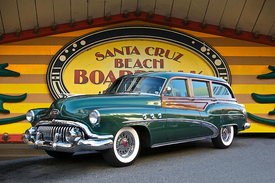 Transportation Photograph - 1952 Buick Estate Woody Wagon by Dave Koontz