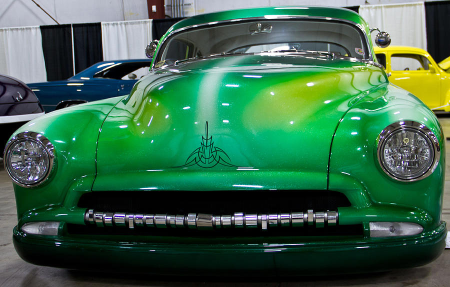 1952 Chevrolet coupe-green popsicle Photograph by Eti Reid