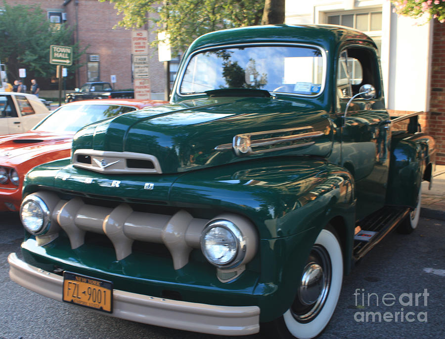 1952  Ford Pick up Truck Front and Side View Photograph by John Telfer