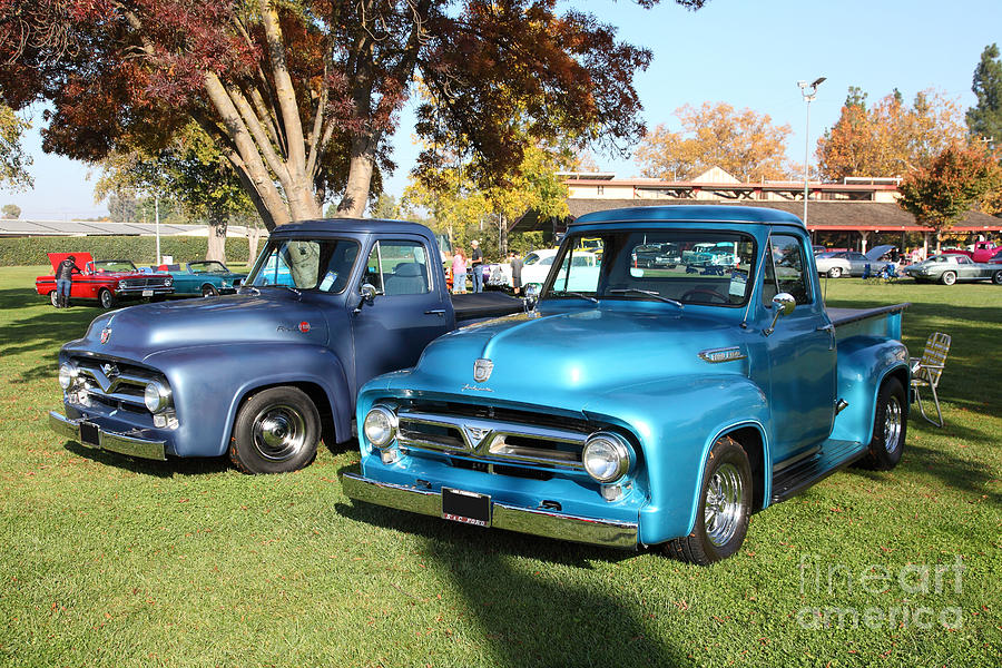 1953 and 1955 Ford F100 Truck 5D26343 Photograph by Wingsdomain Art and ...