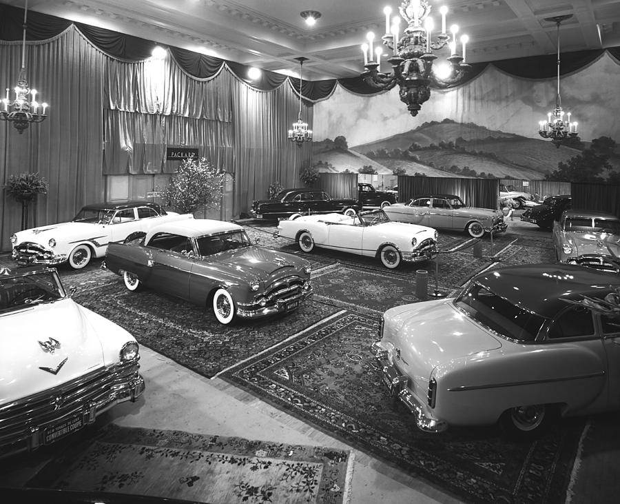 1953 Auto Show Photograph by Underwood Archives