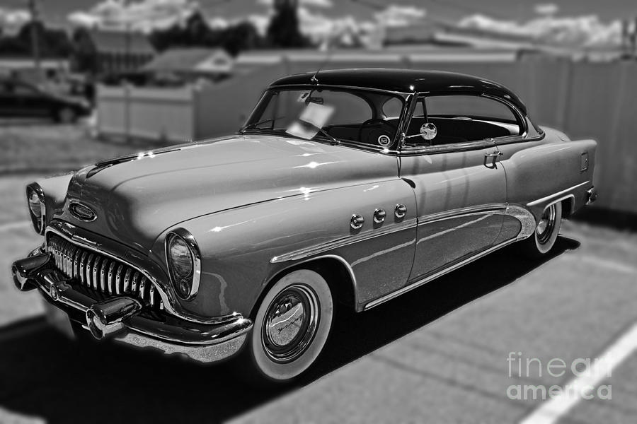 1953 Buick Special BW Photograph by Kevin Fortier