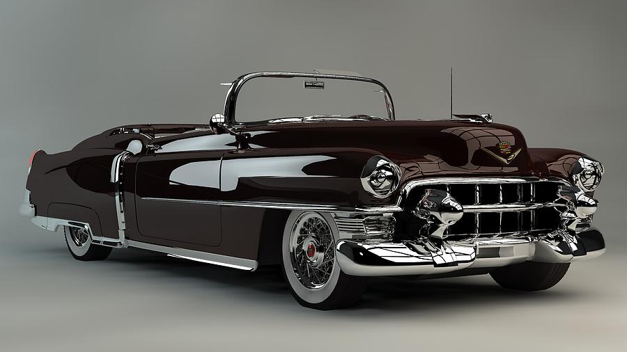 1953 Cadillac Eldorado Digital Art