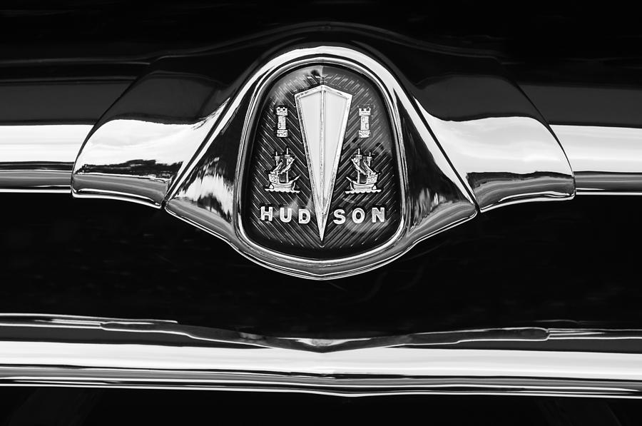 1953 Hudson Twin Hornet Grille Emblem Photograph by Jill Reger